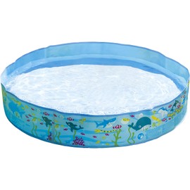 JILOng - Piscina de jardín de 150 cm, 150 x 150 x 25 cm, JL-687973, tamaño Mediano
