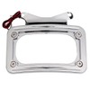 TCMT Curved License Plate Mount Frame W/Light Fit For Harley