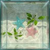 Fruobeyla Starfish Decor for Aquarium, 2-Pack Pink & Blue Fish