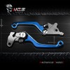 MZS Blue Dirt Bike and ATV Brake Clutch Levers Compatible