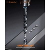 Crosstar Cobalt Stepped Point Drill Bit Set-21pcs 1/16"-1/2" TiAlN Coated