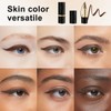 JAONLD 2 Stücke Eyeliner Wasserfest Matte Schnell Trocknender Eyeliner Wasserfest,Hohe