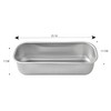 steel pan Plumcake Nonstick aus Edelstahl 18/10 25x11cm