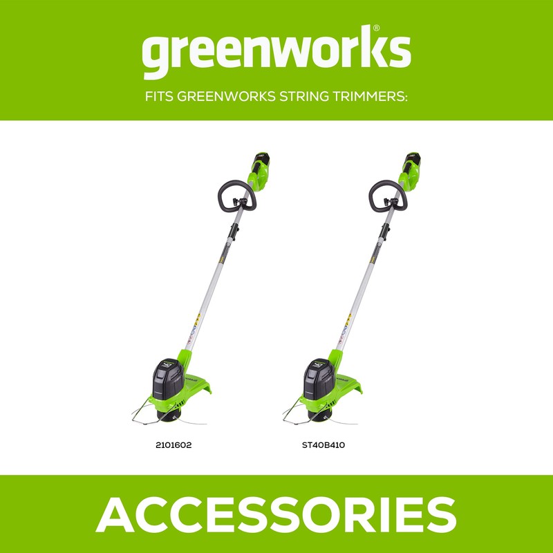 Greenworks 0.065" Dual Line Replacement String Trimmer Line Spool, 3