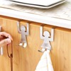 iplusmile 2 x Door Hooks Made of Stainless Steel Clothes