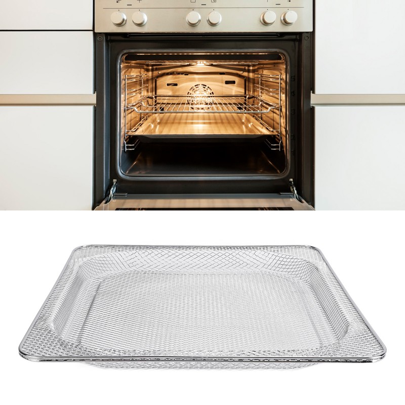 Fryer Oven Basket 304 Stainless Steel Replacement Baking Grill Mesh