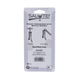salute Pocket Size Corkscrew - Bottle Opener