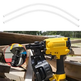 eMagTech 2Pcs Nailer Springs 304 Stainless Steel Service Compression Springs 13.78 inches Nailer Return Spring Parts Compatible with DeWalt N233943 N386480