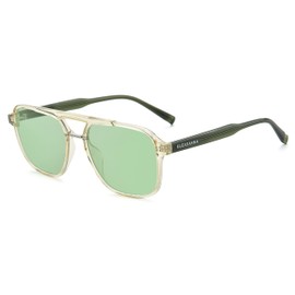 GLEASANNA Sleep Glasses for 99.9% Blue Light Glasses Dual AR Coatings Green Lens for Computer Gaming Reduce Eyestrain