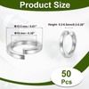PATIKIL 50 Pcs Split Lock Washer, M10 Spring Lock Washer