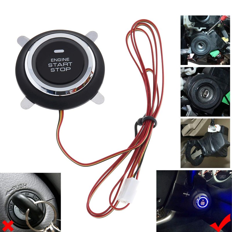 BANVIE Car RFID Alarm System Push to Engine Start Stop