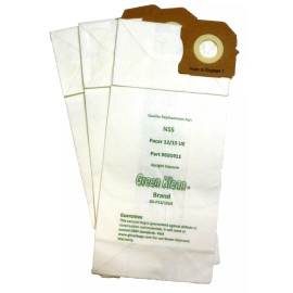 Vacuum Bag Green Klean GK-P12/15UE NSS Pacer 12/15 UE Upright Replacement Vacuum Bags (10-P