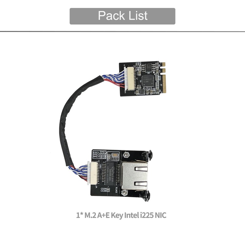 M.2 A E Key to 2.5 Gigabit Ethernet,Support youyeetoo X1X86