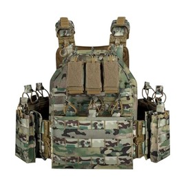 BOMTURN 1000D Tactical Vest for Men Quick Release Modular Vest Adjustable Vest Outdoor