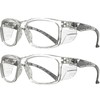 HTS HUNTERSKY E60 Anti-Fog Crystal Frame Safety Glasses with Side