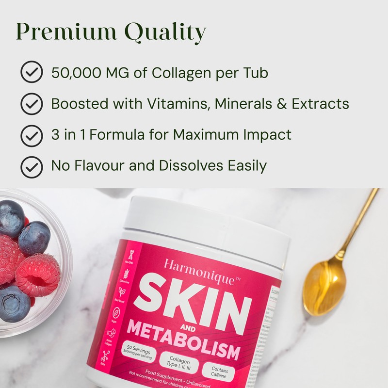 Harmonique 3-in-1 Collagen Mix with Types I, II, III, V,