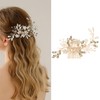 MirthCity Bride Wedding Hair Comb Pearl Flower Bead Bride Hair