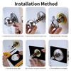 Door Lock Repair Plate, Stainless Steel Door Lock Fixing Plate
