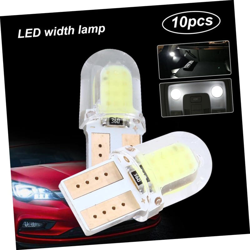 FUNOMOCYA Lamp Led Indicator Light T10 5w White Crystal Cob