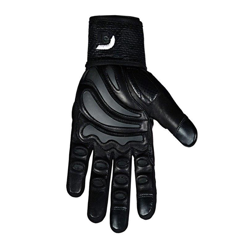 Elite Leather Gym Gloves with Built in 2" Wide Wrist