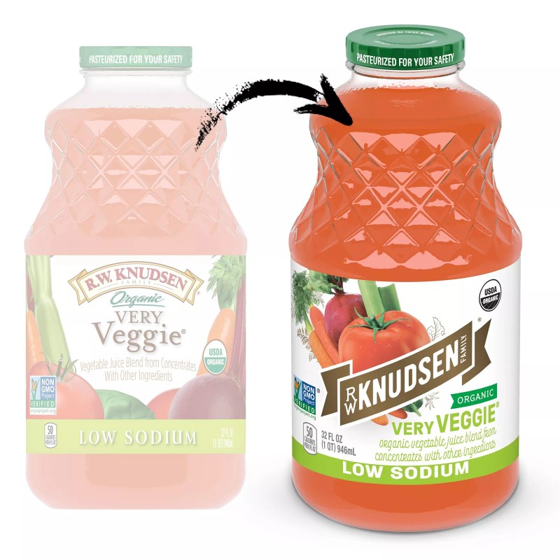 R.W. Knudsen Family Knudsen Juice Very Veggie Less Sodium 32