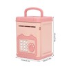 Fingerprint Password Cash Piggy Bank for Kids Auto Scroll Paper