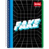 Scribe, MEGA PLUS, Cuaderno Francés Espiral Sencillo de Pasta Semi