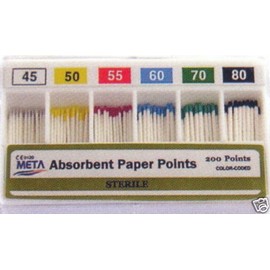 Unbranded Dental Absorbent Points / Paper Points - #45-80