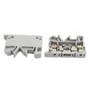 sourcingmap 25Pcs ASK1EN DIN Rail Mount Fuse Holder Terminal Block