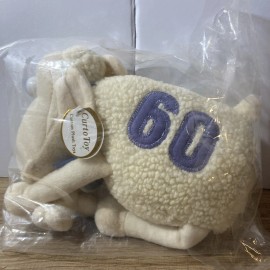 Curto 8 Inch Serta Plush Lamb #60 60 Curto Toy 2000 Adopt A Sheep City of Hope W/ Tags
