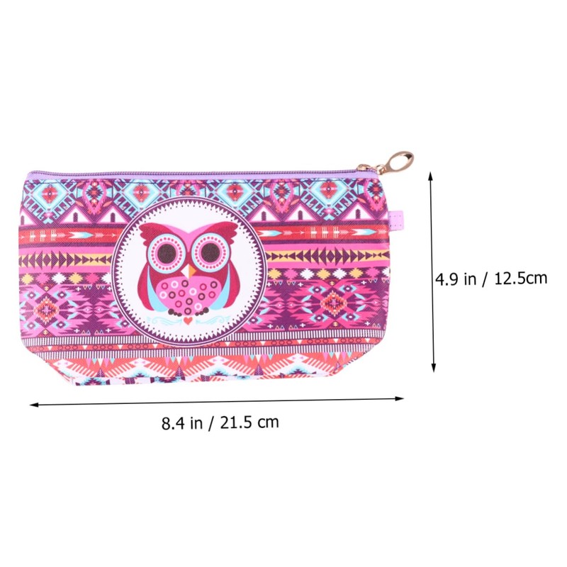 TOVINANNA Cute Owl Design Toiletry Bag Makeup Pouch Travel Essential