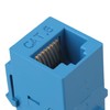 BQLZR Blue CAT6 Female to Female RJ45 Ethernet Gigabit Keystone