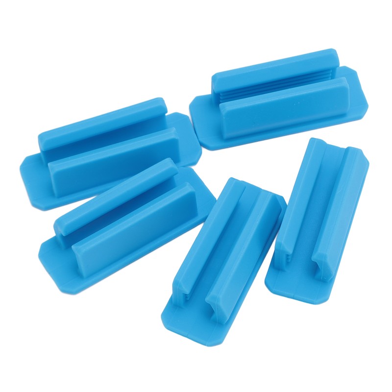 10pcs Adhesive Pen Holder Multipurpose Elastic Flexible Silicone Pencil Holder