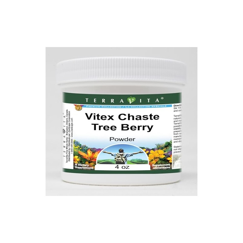Vitex Chaste Tree Berry Powder (4 oz, ZIN: 511189) -