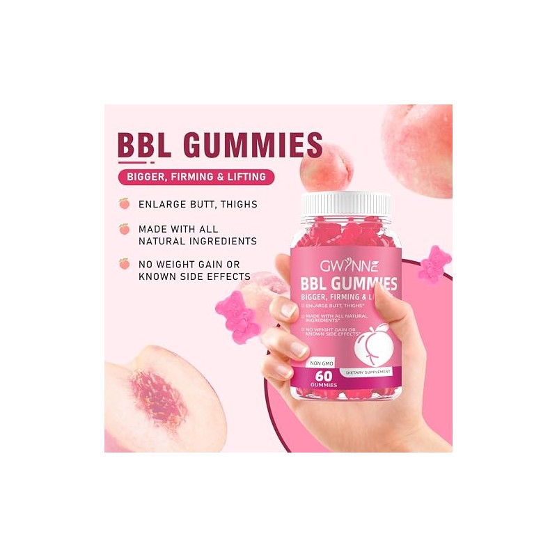 BBL Gomitas de aguaje y fenogreco Mejora Tus Curvas 60