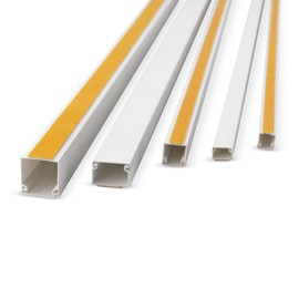 Lion Electric Cable Duct Connectors Multipack 12 x 12 mm - 11 Pieces for Connecting Multiple Cable Duct Profiles for Cable Guidance, Cable Management Accessory Set for Mounting Cable Ducts
