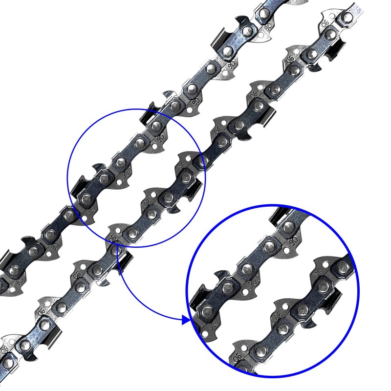 Opuladuo 2 x Saw Chains 20 cm 3/8 Inch 1.1