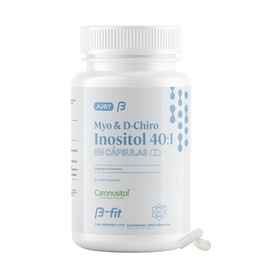 B-FIT B Just Inositol - Myo y D-Chiro Inositol 40:1 - Alta Biodisponibilidad - 360 Cápsulas - Fórmula Pura - Sin Aditivos - 90 Porciones