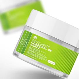 Exfoliante Corporal de Arroz, Aclarante Natural, 200 ml