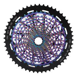 Bike Cassette Sprocket Metal XD 12 Speed Ultralight Integrated Bicycle Bike Speed Flywheel for Upgrade 10-52T Colorful