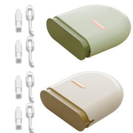 2Pcs Storage Box for Braces Orthodontic Dental Case with 4 Aligner Removal Tool 4 Cleaning Brushes Portable Dental Retainer Box for Daily Use or Travel Lightweight Teeth Aligner Case with Vent Holes