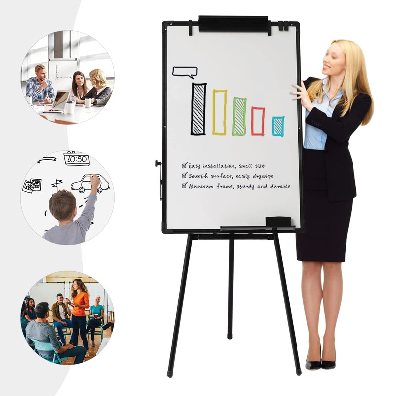 Tripod Writing Board Flip Chart Tripod Whiteboard 91 x 61