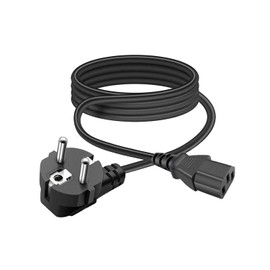 Power Cable Power Cable 3-Pin Replacement for Jackery Portable Power Station Solar Generator Explorer 1000 Pro 1500 Pro 2000 Pro 3000 Pro 3 Prong C13 Power Cable Cord Plug