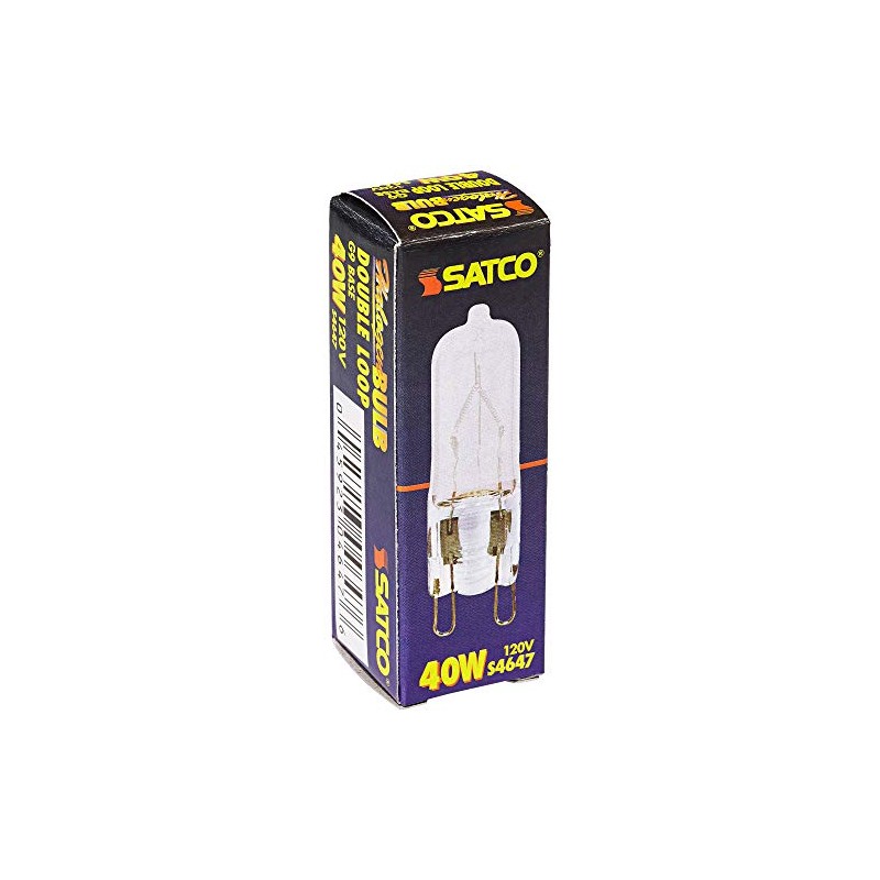 Satco 40 Watt G9 120 Volt Frosted Halogen Light Bulb