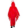 Rubies Lobster Comfywear Hooded Jumpsuit for Kids, Unisex S/M