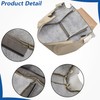 WFLNHB Artificial Leather Front Driver Side Bottom Seat Cover Tan