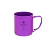 Snow Peak Ti Single Wall 450 Cup Purple - Lightweight