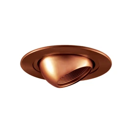 Jesco Lighting TM405AB 4-Inch Aperture Low Voltage Trim Recessed Light, Adjustable Eyeball with Step Baffle, Antique Bronze Finish