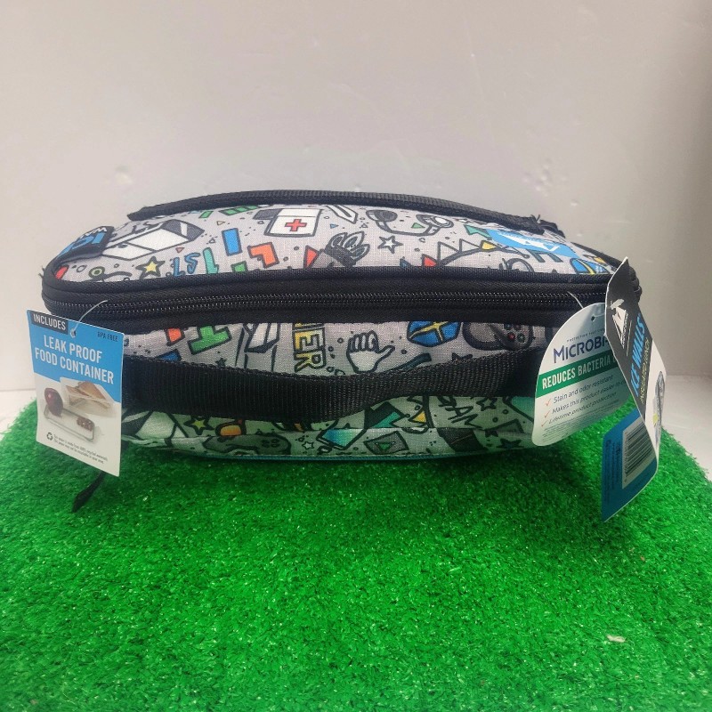 Arctic Zone Lunchbox Insulated Zip Double Ice Wall Video Game