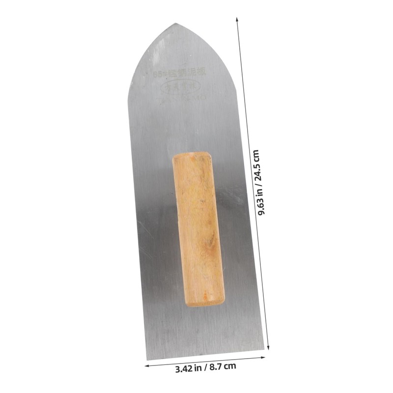Tofficu Drywall Finishing Trowel with Handle Plastering Tool for Masonry